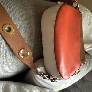 MICHAEL Michael Kors Orange and Brown Crossbody Bag